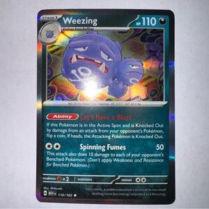 Weezing - Scarlet & Violet 151 110/165 - Holo Rare - NM - Pokémon TCG
